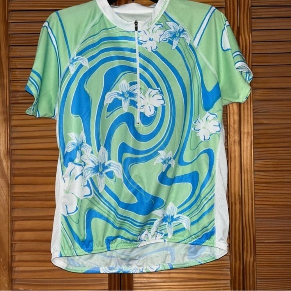 Cannondale Women’s Bicycle Cycling Shirt with Floral‎ Design